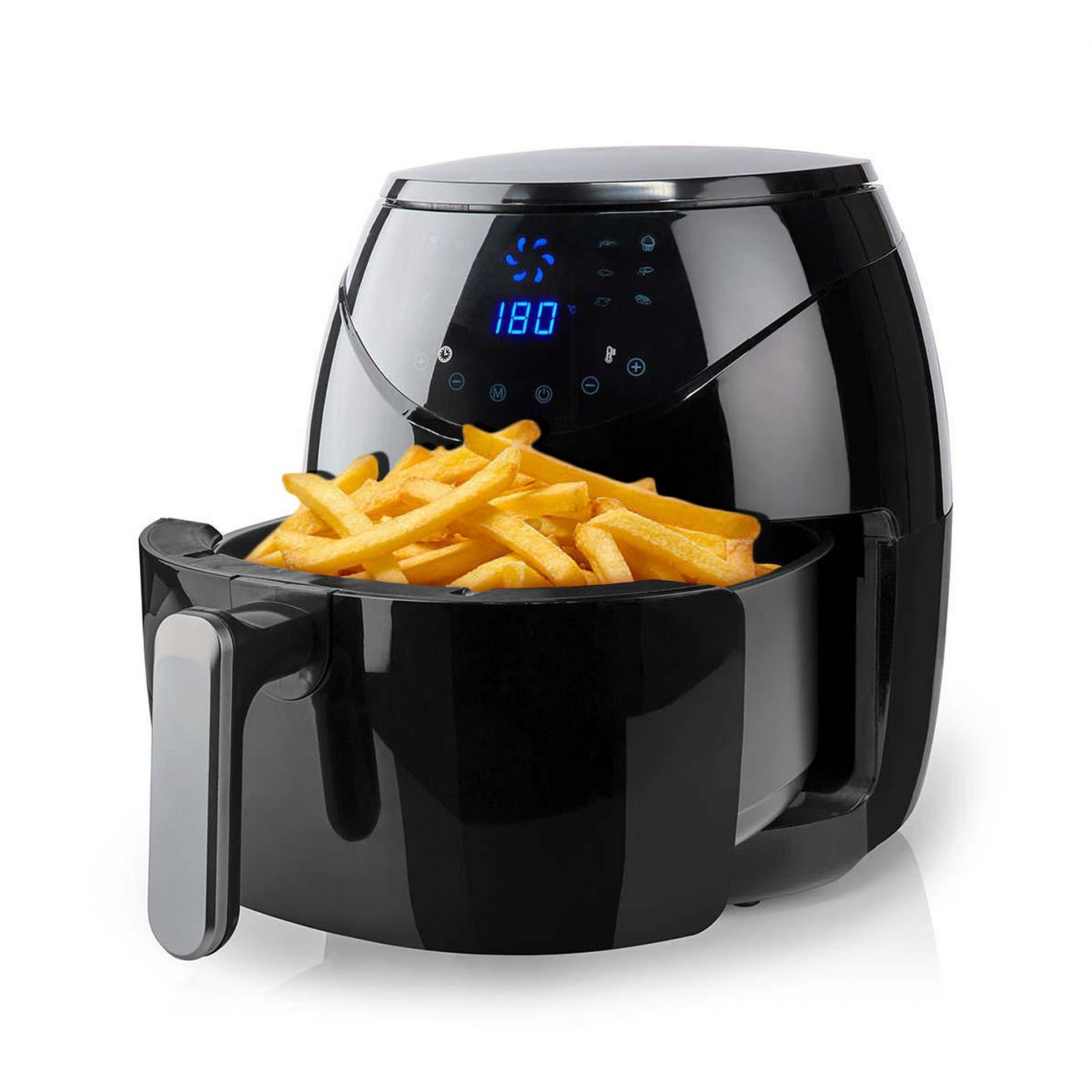 Hot Air Fryer 6 5L 60 Min Timer Low Fat Healthy Cooking