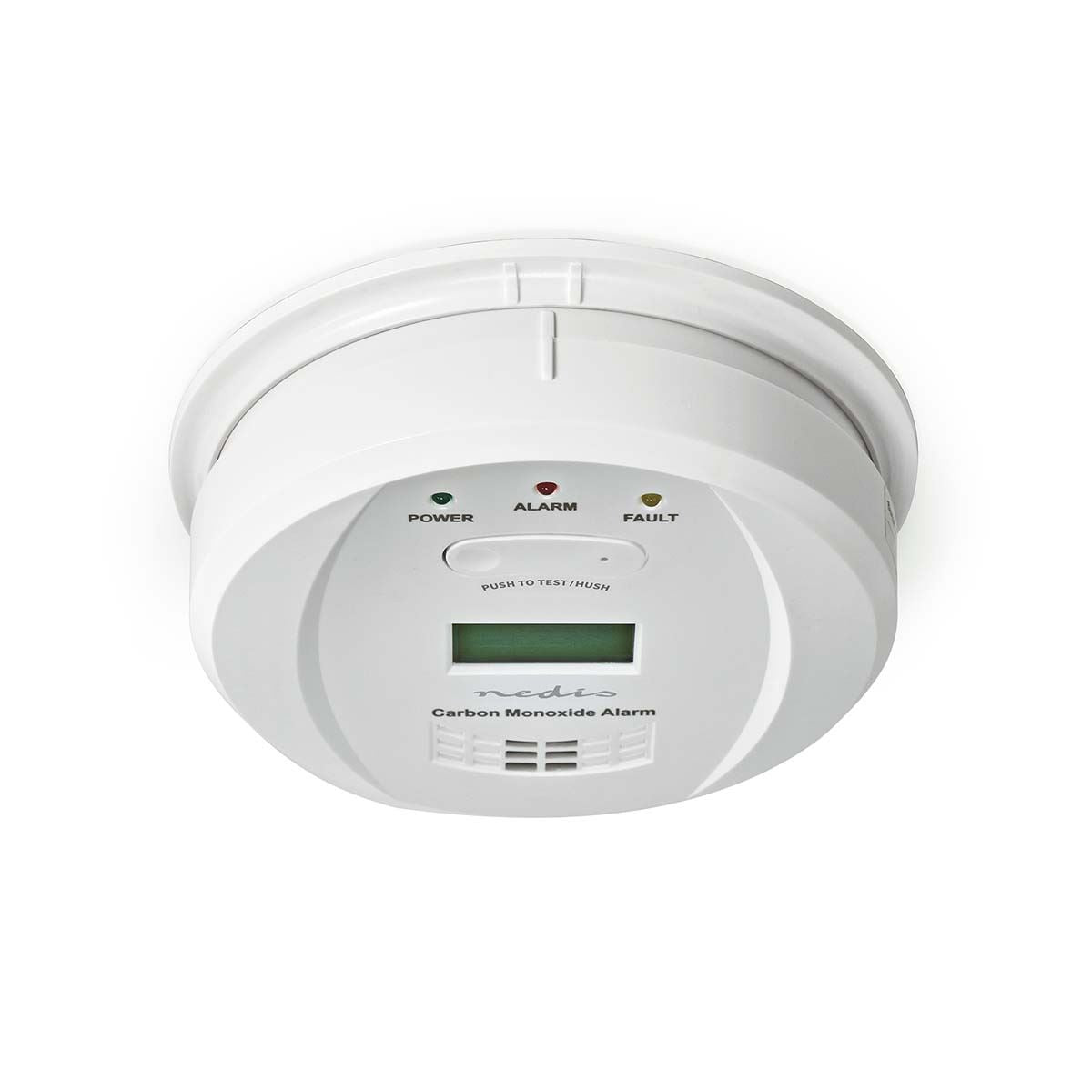 Nedis Carbon Monoxide Alarm | Battery Powered | Battery life up to: 5 year | With pause button | With test button | 85 dB | White