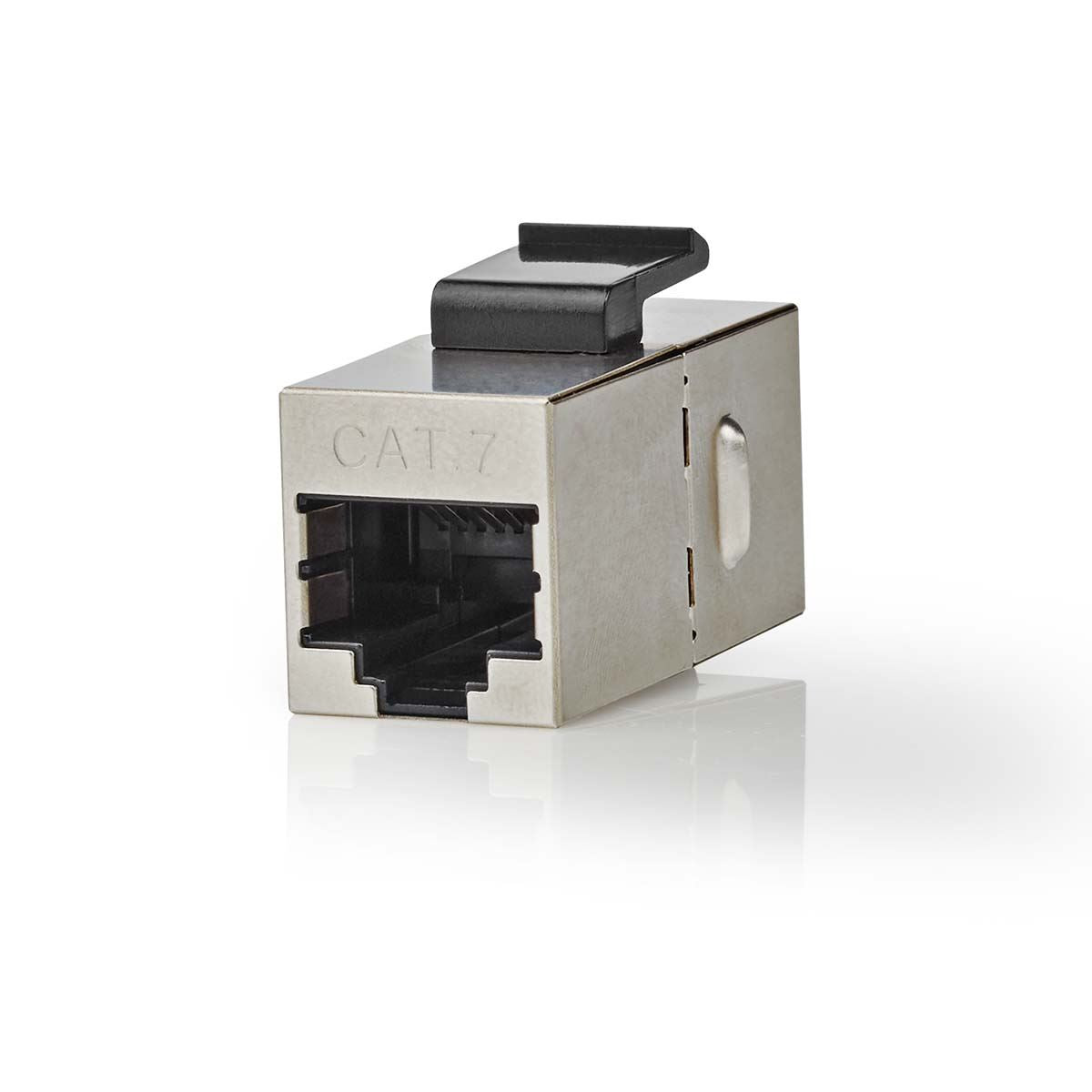 Nedis Network Coupler | CAT6a / CAT7 | Shielded | RJ45 Female | RJ45 Female | Straight | Metal | Box