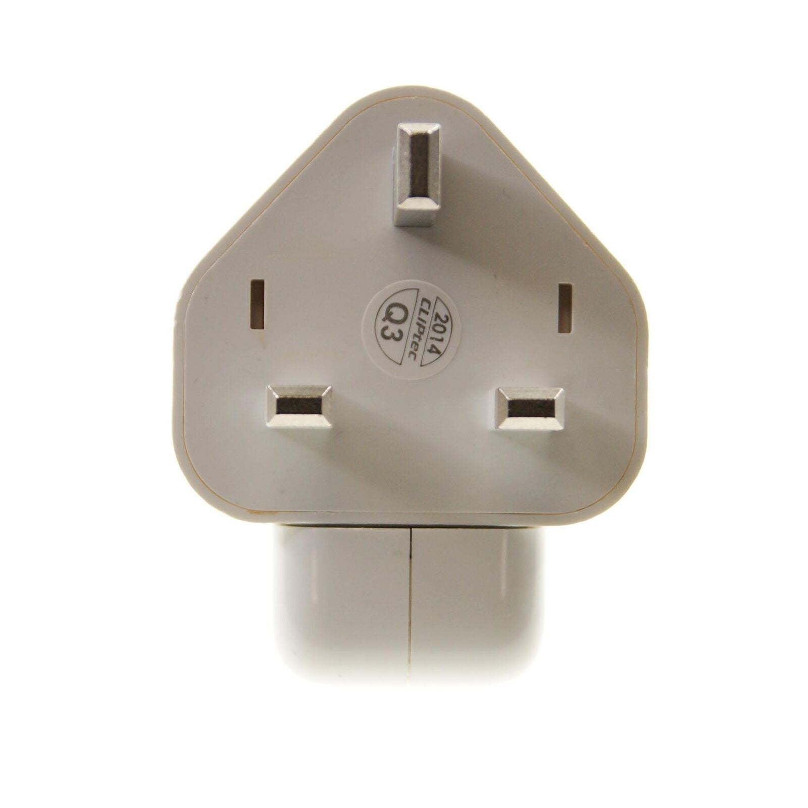 CLiptec Single Port 2.1A UK USB Mains Charger - White