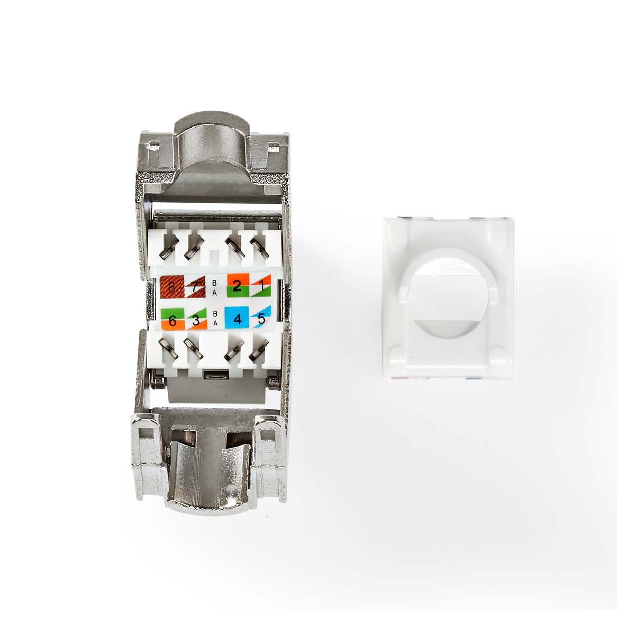 Nedis Keystone | CAT6 | RJ45 Female | S/FTP | Metal | Box