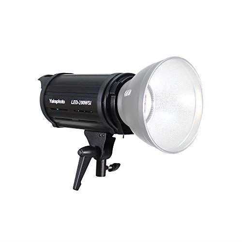 Ex-Pro Yakephoto 200W LED Video Light CRI 95+ 5700K 200K Dimmable Continous Light with Bowens Mount for Studio Photography Shooting
