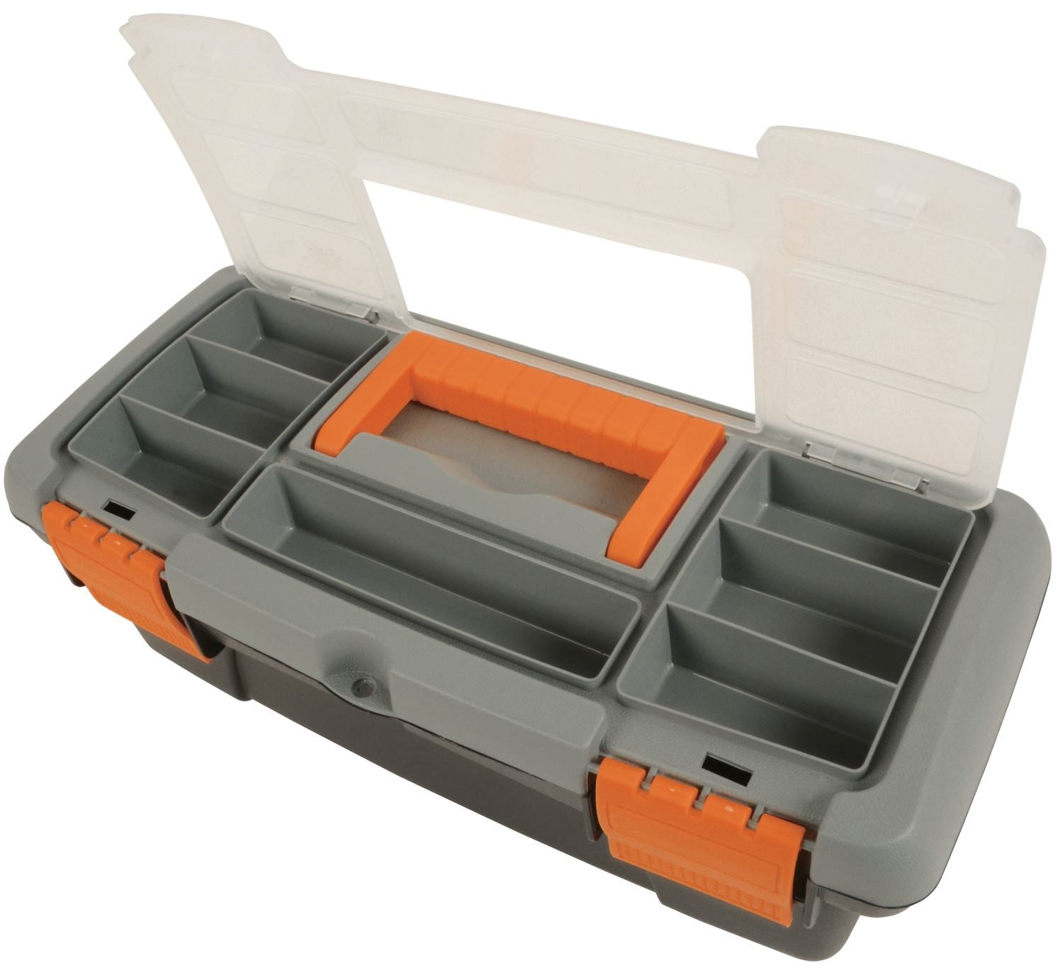 Mercury Small Tool Box Hobby Storage Case Box With Removable Tray Carry Handle Organiser