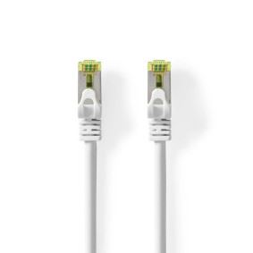 Nedis CAT7 Network Cable | S/FTP | RJ45 Male | RJ45 Male | 10.0 m | Snagless | Round | LSZH | White | Box