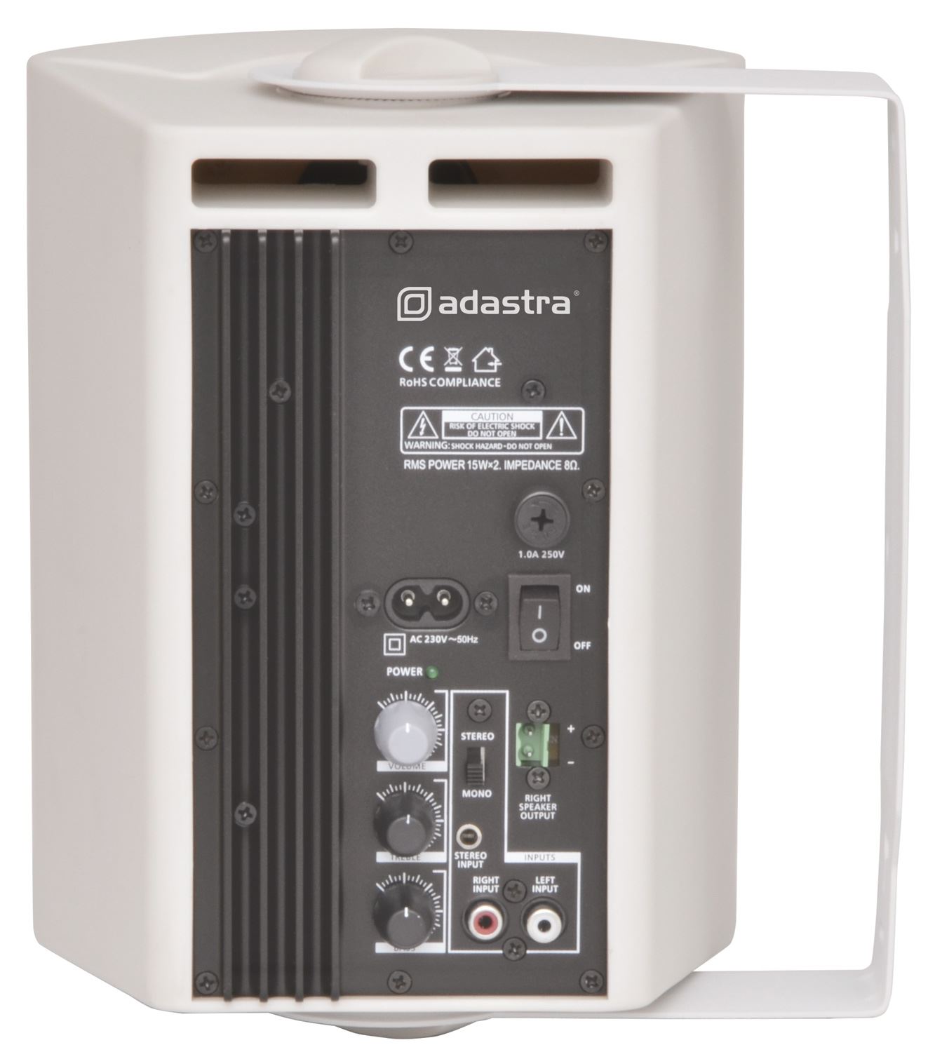 Adastra 5.25" Active Stereo Speaker Set 2x30W RMS White