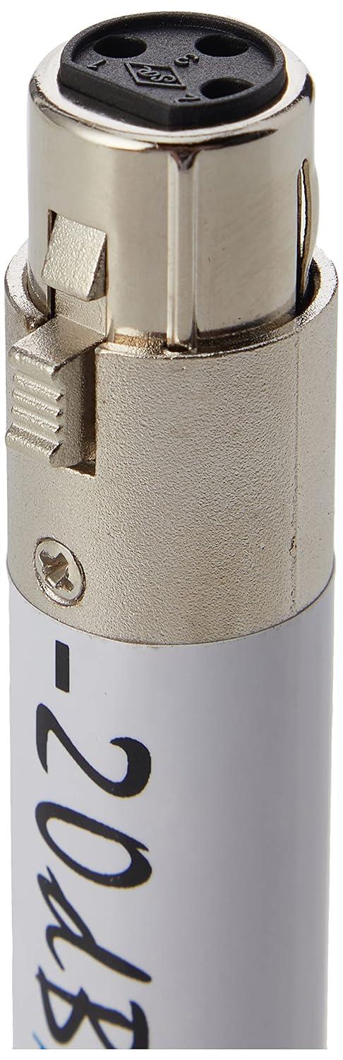 XLR Balanced Attenuator Adaptor-20dB 3Pin Audio Connector IN LINE VOLUME Adapter