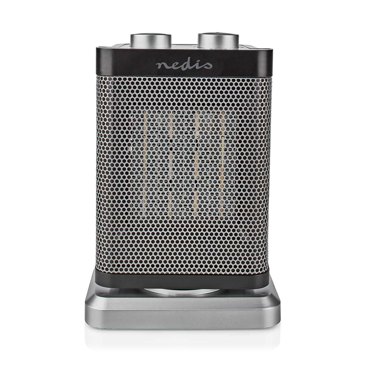 Nedis Ceramic PTC Fan Heater | 1000 / 1500 W | 2 Heat Modes | Adjustable thermostat | Rotates automatically | Overheating protection | Fall over protection