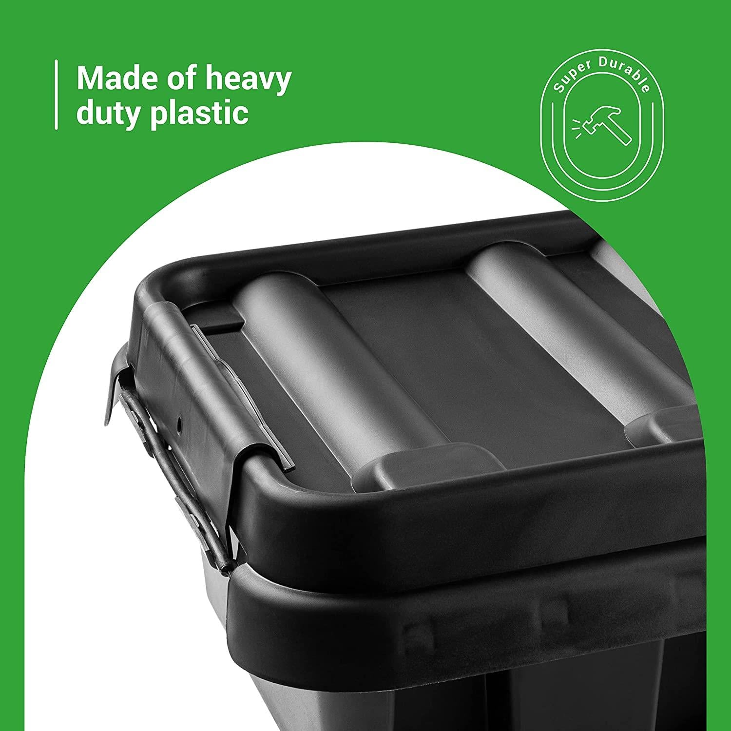 DRiBOX Dry Box FL-1859-285 IP55 Medium Weatherproof Junction Connection Box For Cables & Sockets - Black