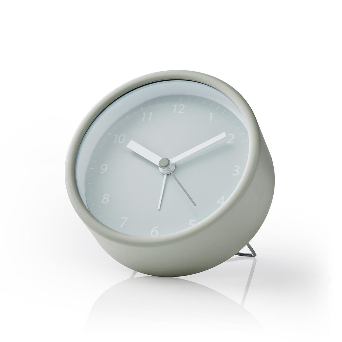 Nedis Analogue Desk Alarm Clock with Snooze function | Green