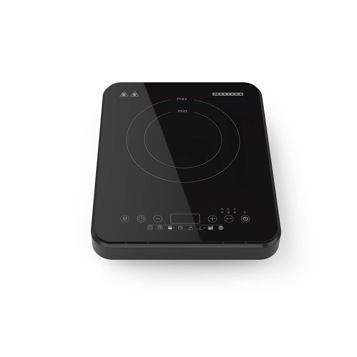 MELISSA 2000W Portable Single Induction Hob, Convenient Electric Cooktop for Use With Induction-Suitable Pans, 8 Presets, LED Controls & Timer