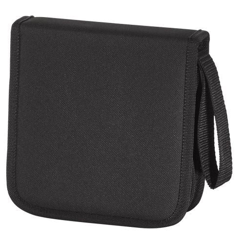 Hama 32 CD DVD Blu-ray Wallet Carry Case Disc Storage Protection Bag Nylon Holder - Black