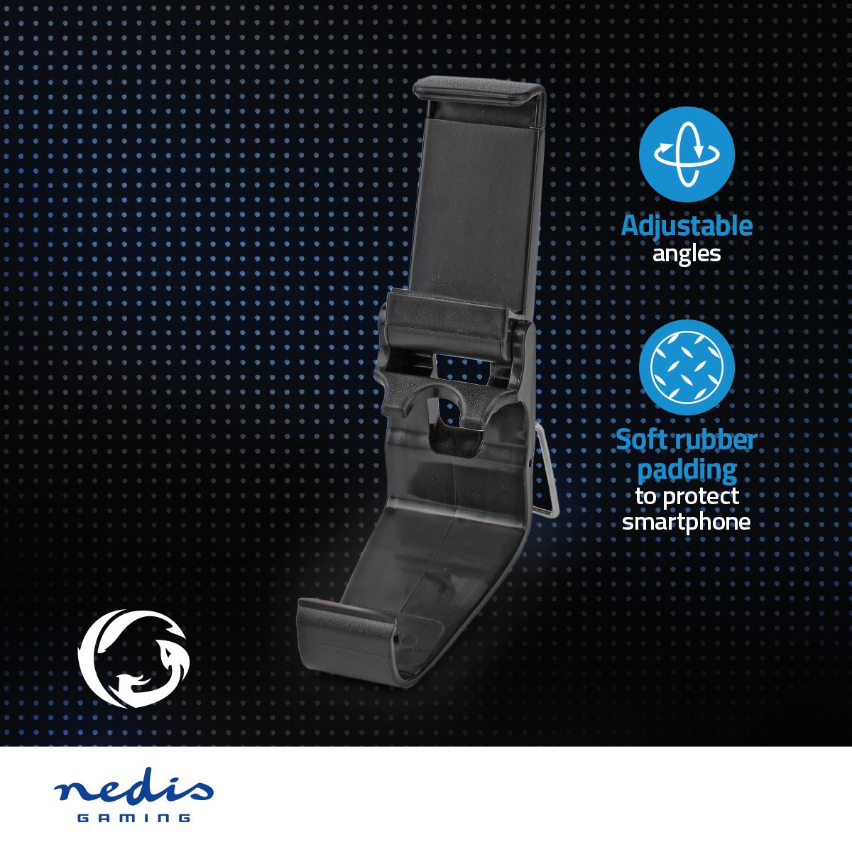 Nedis Smartphone Gaming Holder | Used for: Smartphone | 4.5 " | 6.5