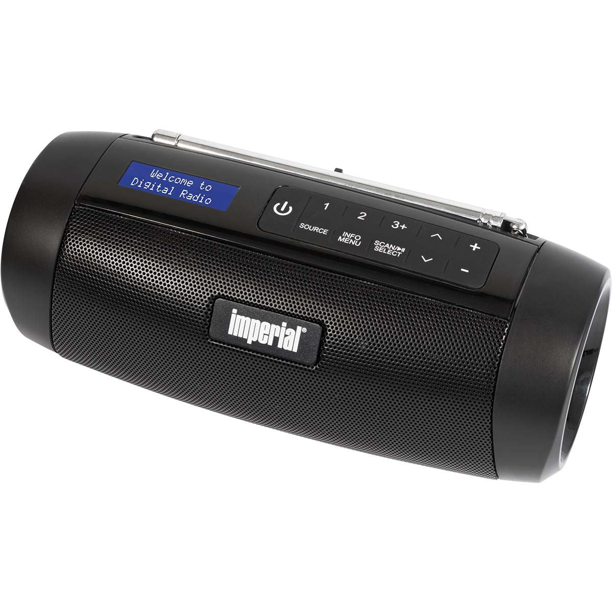 Imperial DABMAN GO DAB+ / FM Compact Radio Black