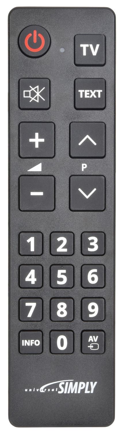 Big Button Remote Control Universal Simple Easy Read Smart TV Controller