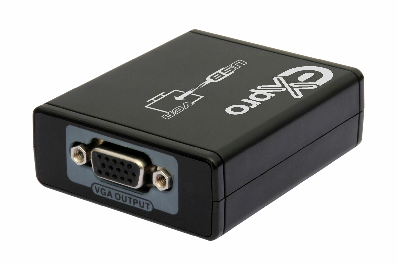 Ex-Pro AV-Pro USB to VGA Converter, Supports Dual/Extended desktop. [PC/Mac]