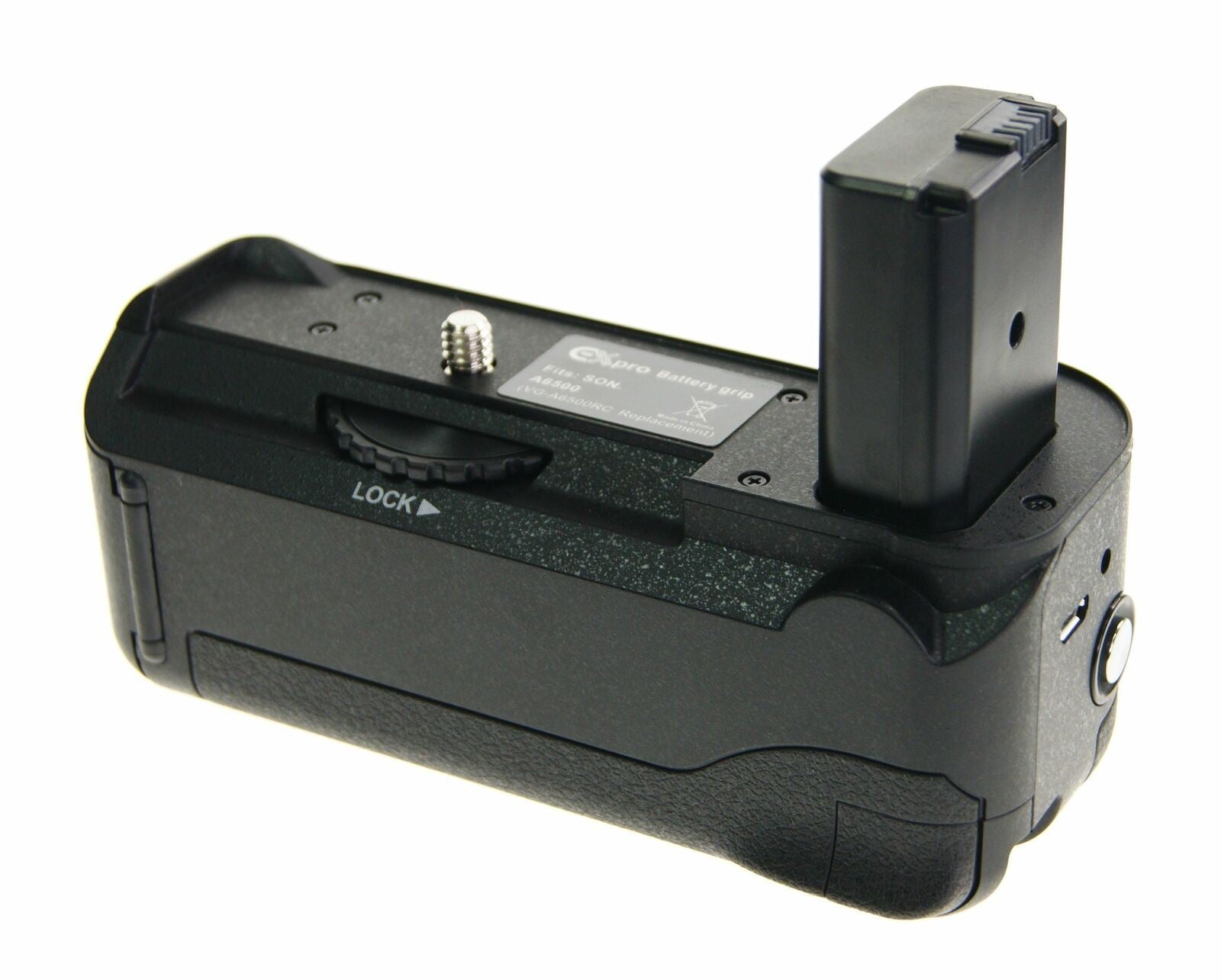 Ex-Pro Power Battery Grip VG-A6500 Vertical Battery Holder with IR Remote Shutter Release for Sony Alpha A6500 DSLR Camera (NP-FW50 Battery)