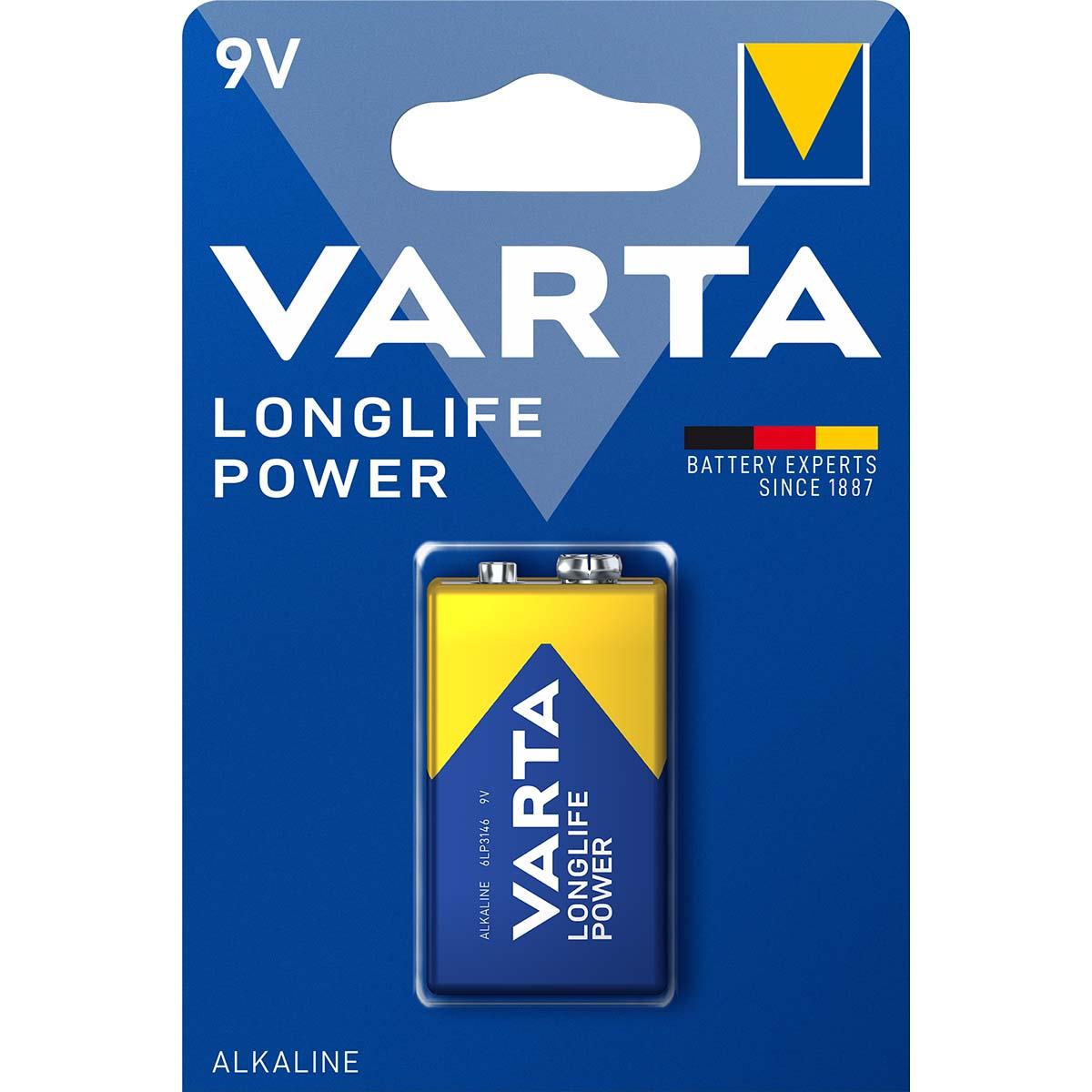 Varta Alkaline Battery 9 V High Energy 1-Blister