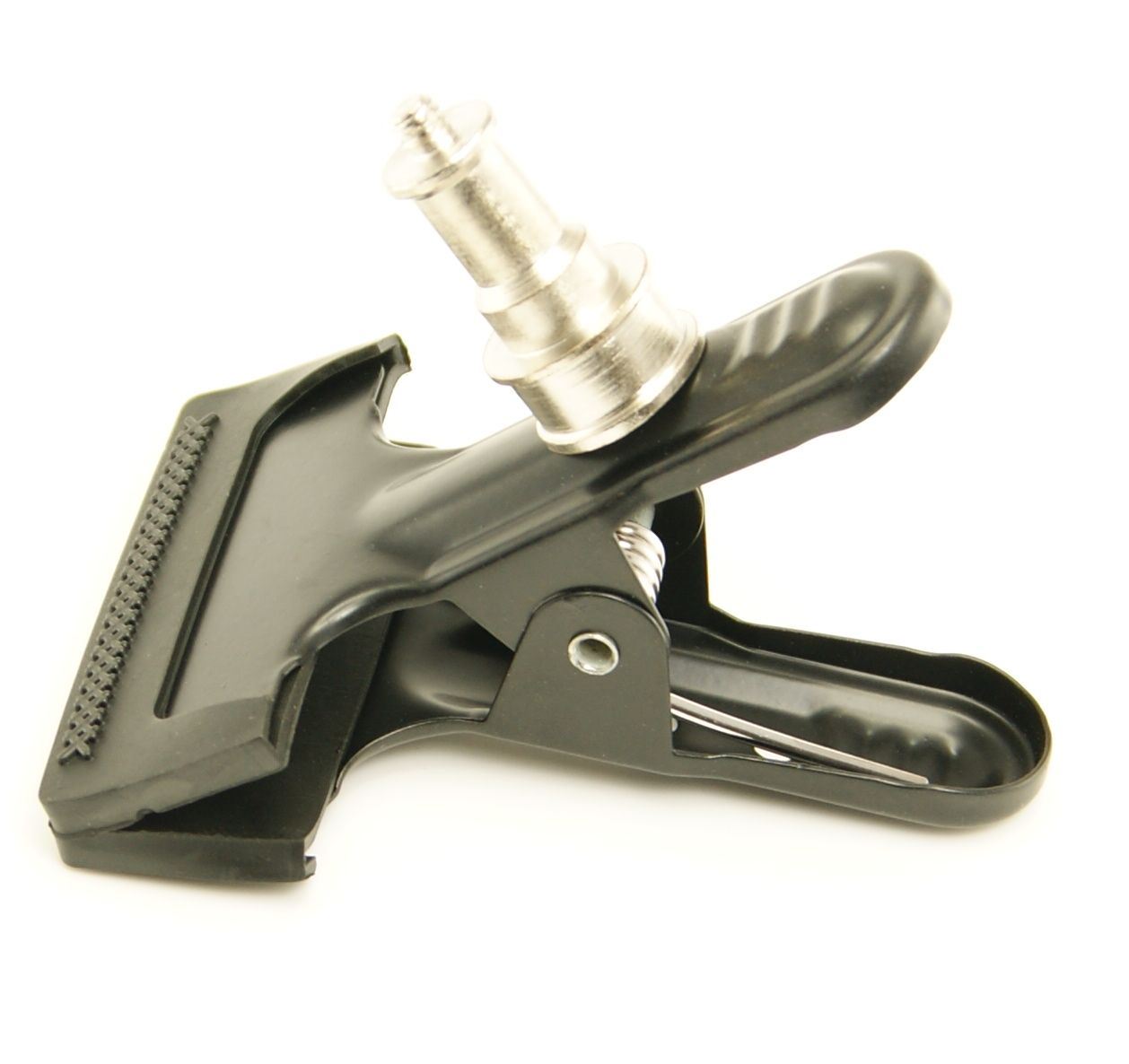 Ex-Pro Studio Background Clip 45mm Metal Grip with Rubber Protective Cover & Spigot / 1/4" Thread