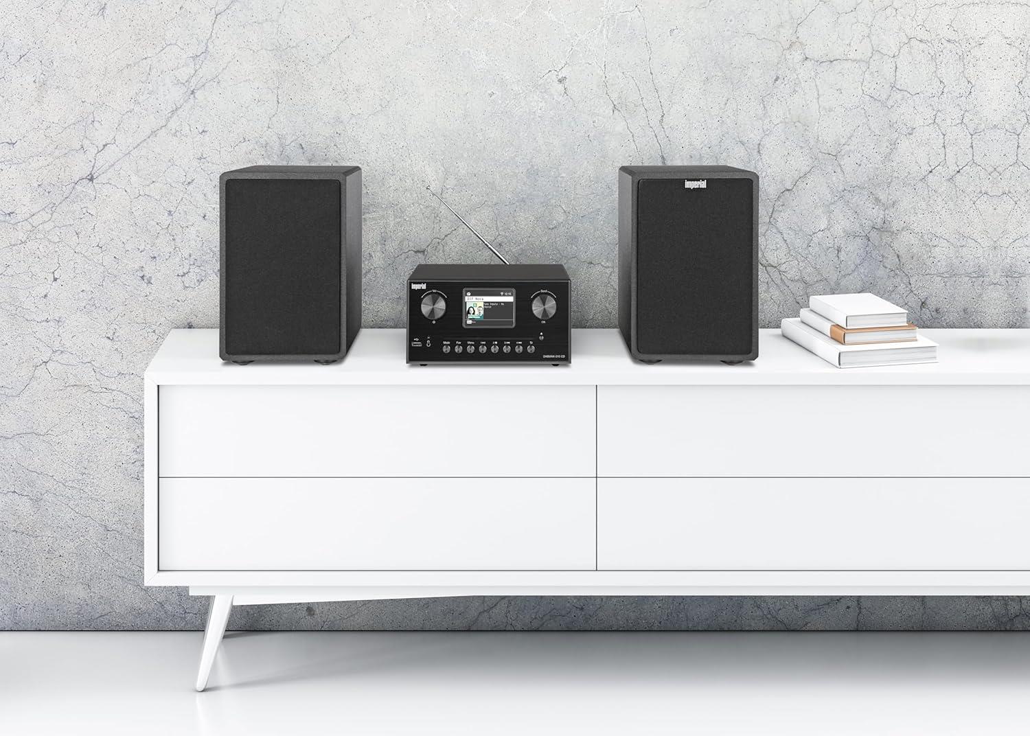 Imperial DABMAN i310 CD Hybrid micro Hi-fi System DAB+ / FM / Internet / Bluetooth Black