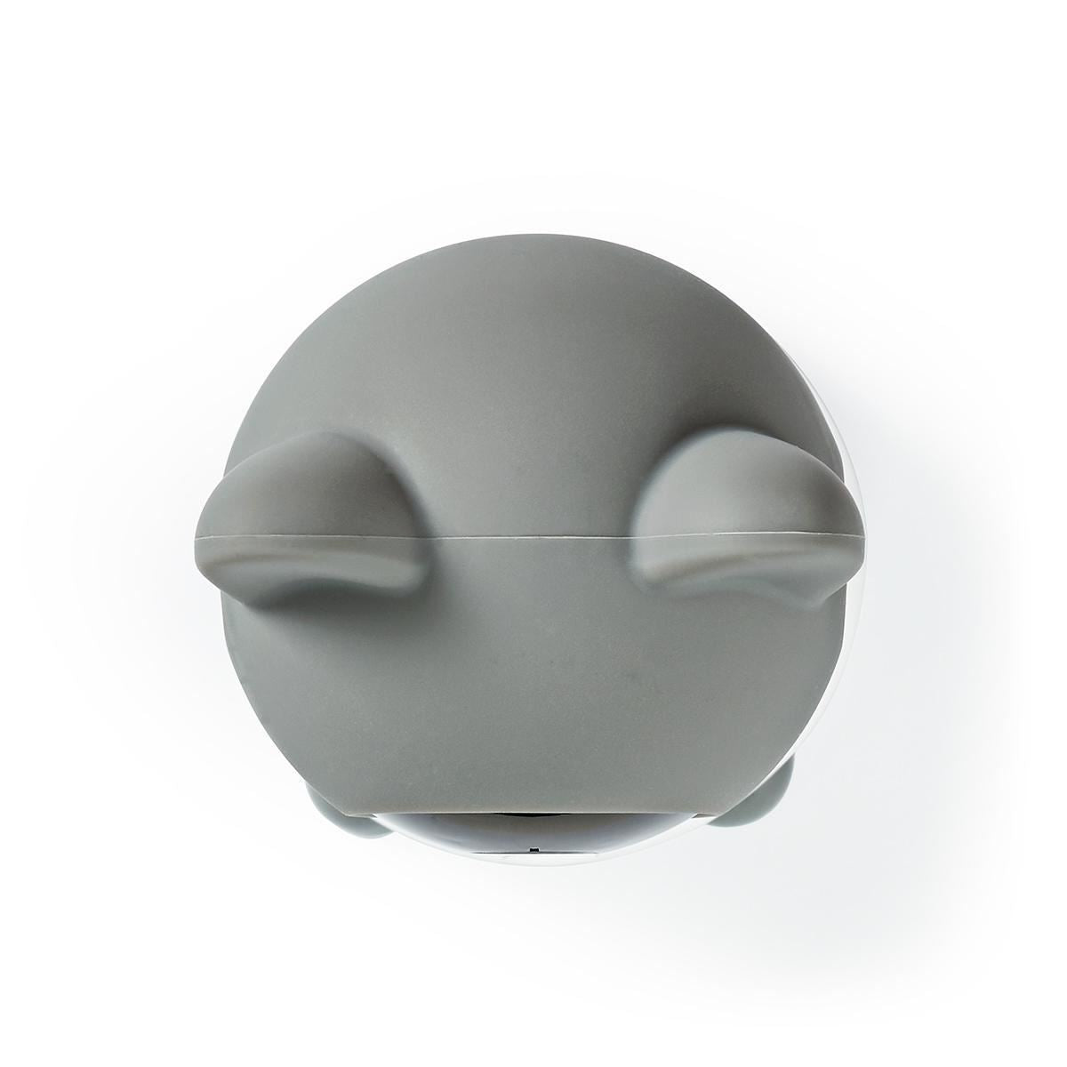 Nedis Smart Wifi Baby Monitor, Indoor Camera Full HD 1080p, Night Vision, PTZ, Motion & Sound Detection, 2-Way Audio, Humidity & Temperature Sensor, App Control - White/Grey