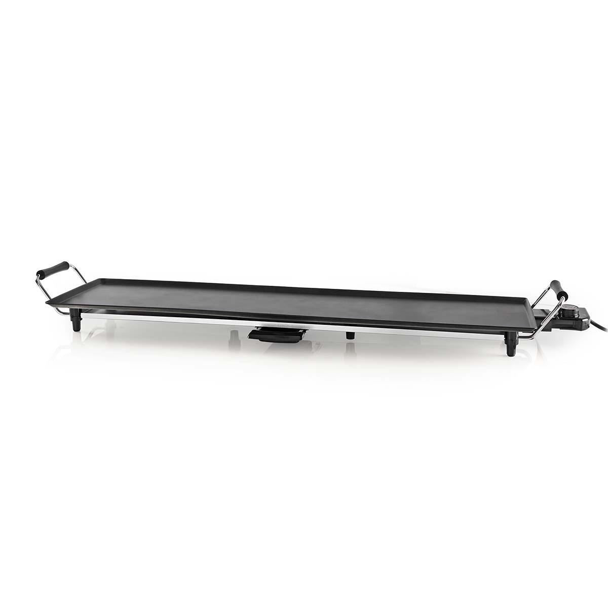 Electric Non Stick Teppanyaki Table Top Grill Griddle Plate BBQ with Drip Tray - 90cm x 23cm