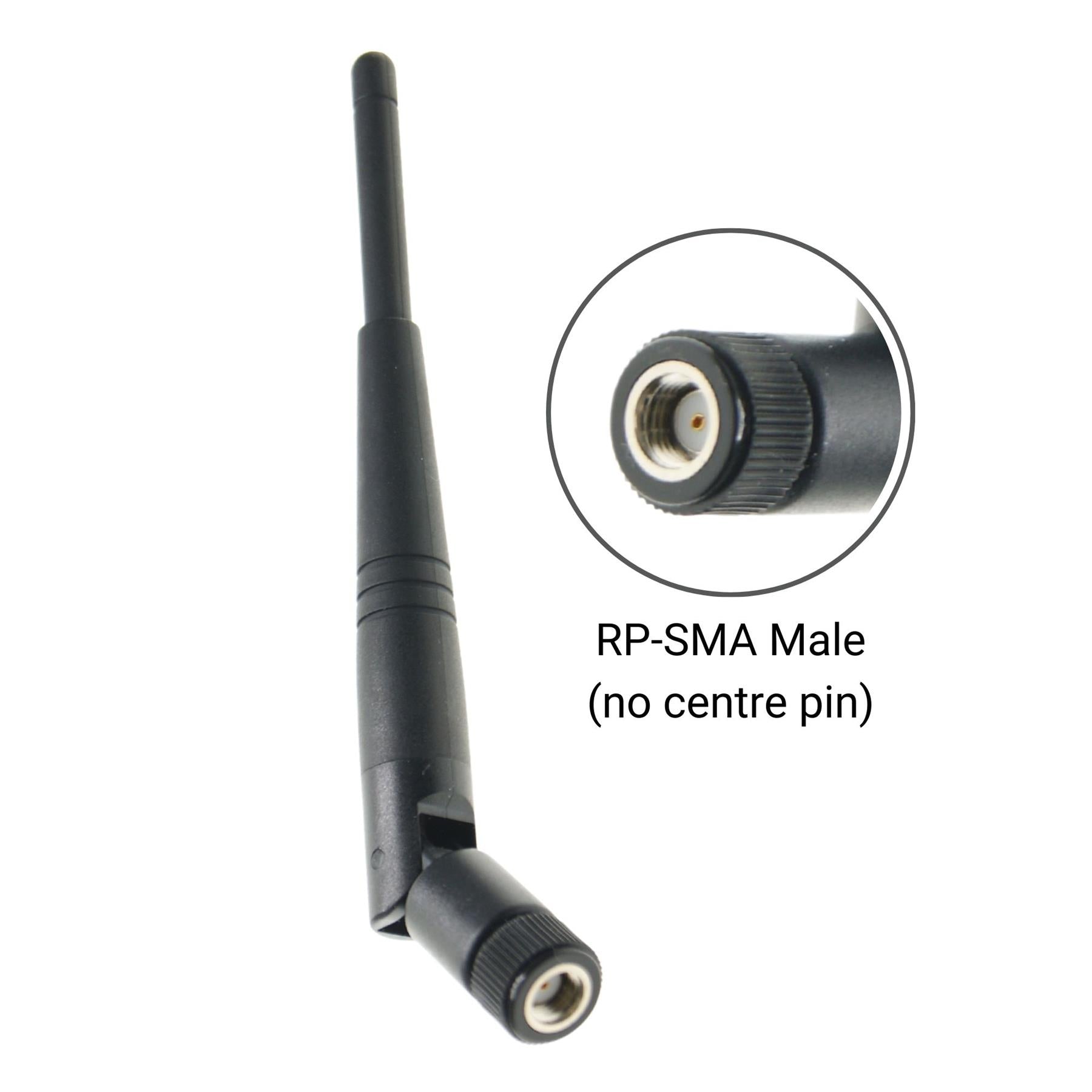 Ex-Pro 5dBi 2.4Ghz WiFi Aerial LTE Omni Radio Antenna Camera Router Modem SMA Connector