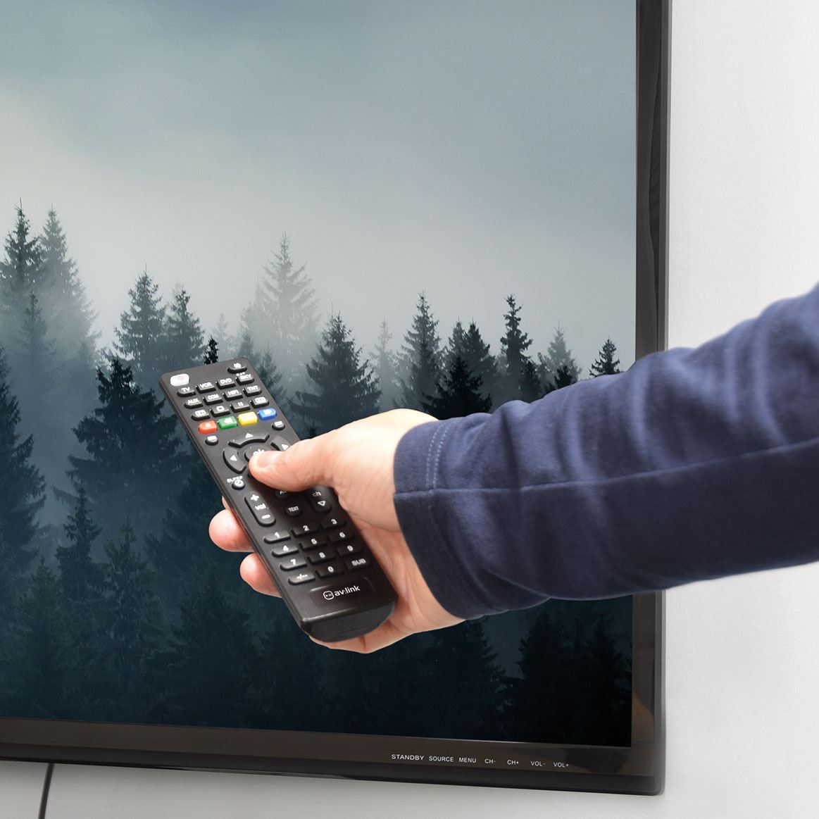 Av:link 8 in 1 Universal Remote Control TV Sat TV, DVD, SAT, HiFi Remote