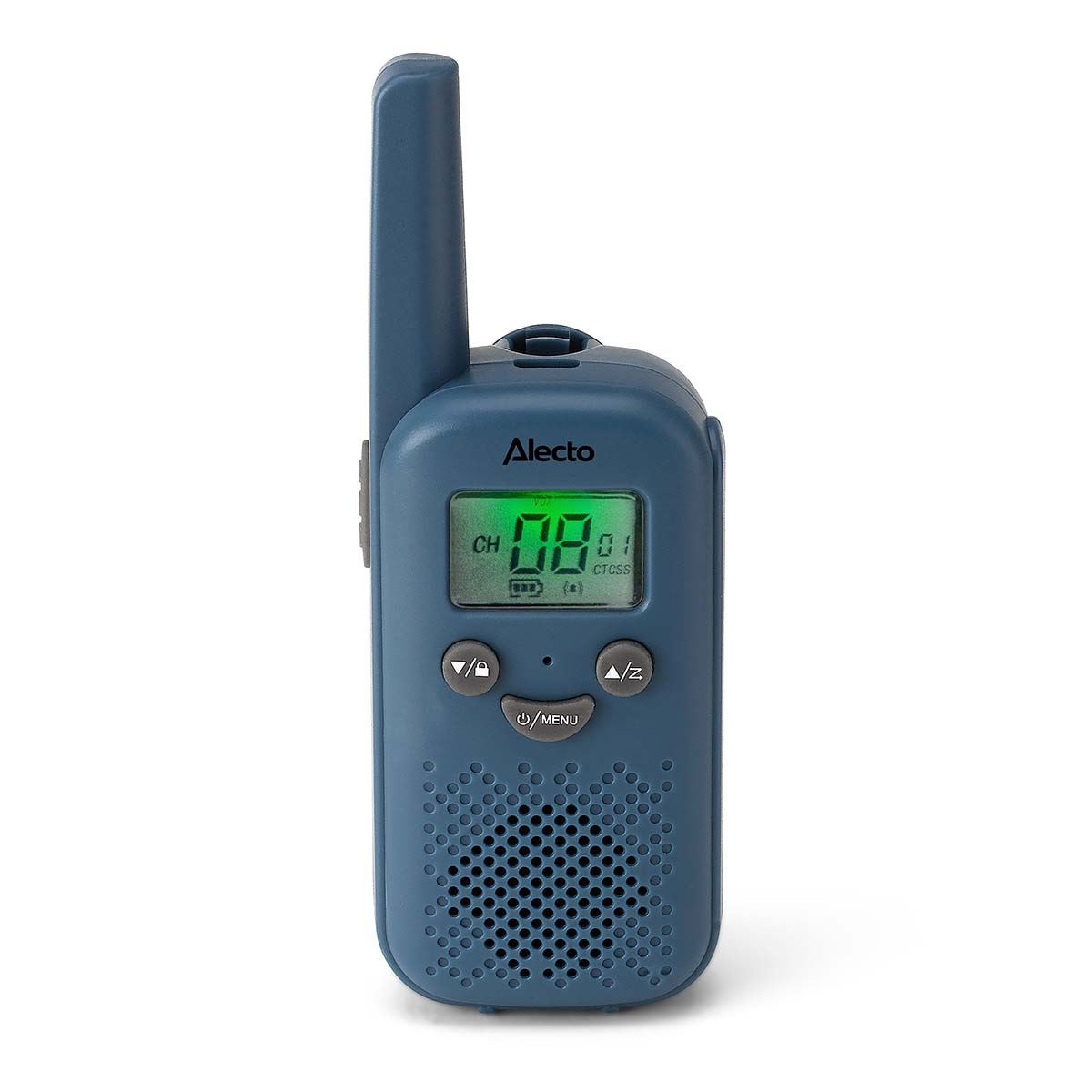 Alecto Walkie-Talkie Set | 2 Handsets | Up to 6 km | Frequency channels: 8 | PTT / VOX | 24 h standby | Blue | FR10BU