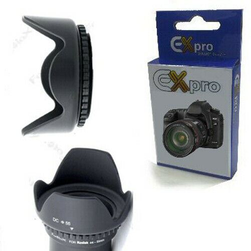 Ex-Pro 62mm Crown Shaped Hood for Lens & Filters (62mm front thread)