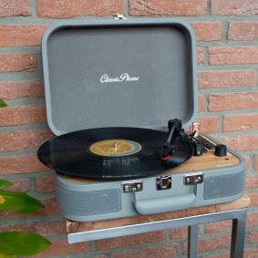 Lenco Turntable with Bluetooth® and USB Player / Recorder Grey