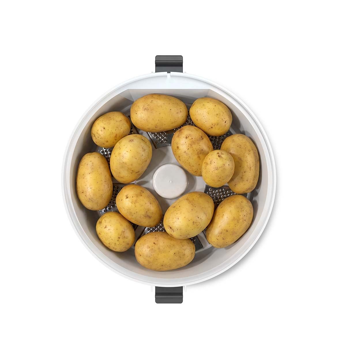 MELISSA 85W Electric Potato Peeler Machine 1KG Potato Rumbler Electric with Container for Peeling Potatoes