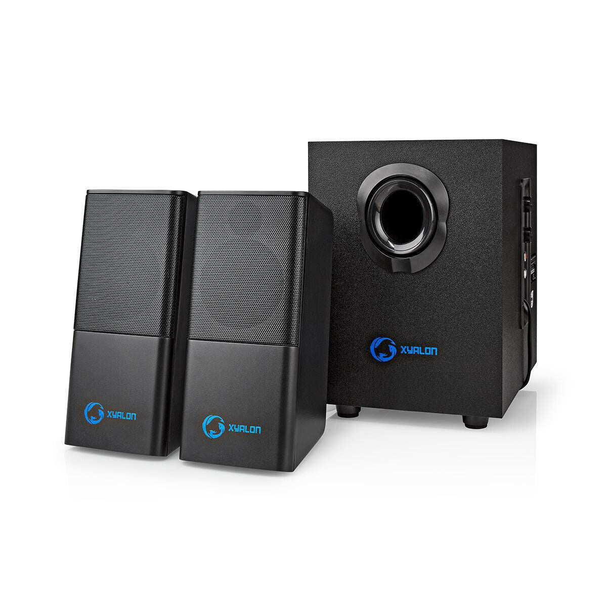 Nedis Gaming Speaker | Speaker channels: 2.1 | USB Powered | 3.5 mm Male | 30 W | Without Lighting | Volume control