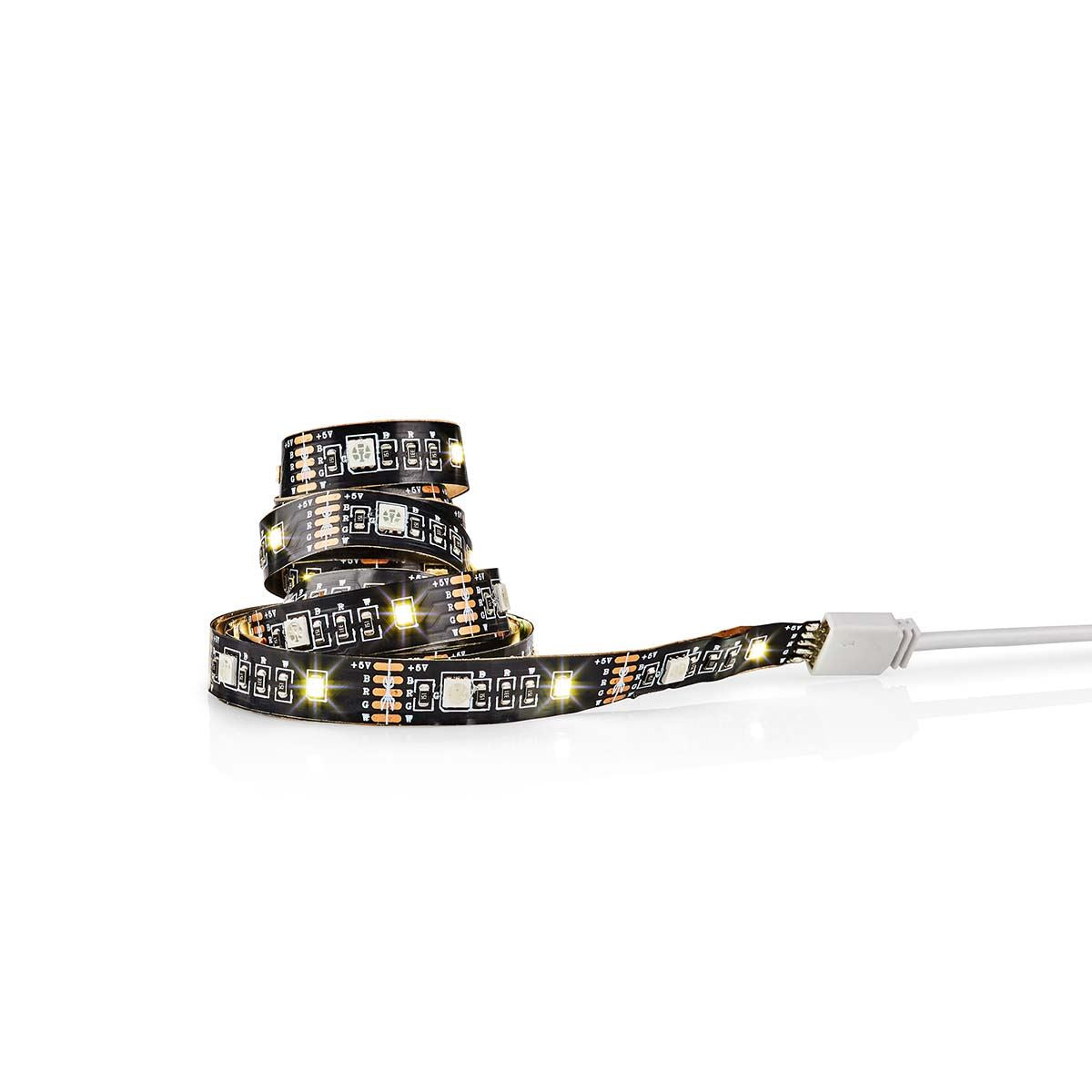 Nedis SmartLife LED Strip | RGB / Warm White | SMD | 2.00 m | IP20 | 2700 K | 380 lm | Android™ / IOS