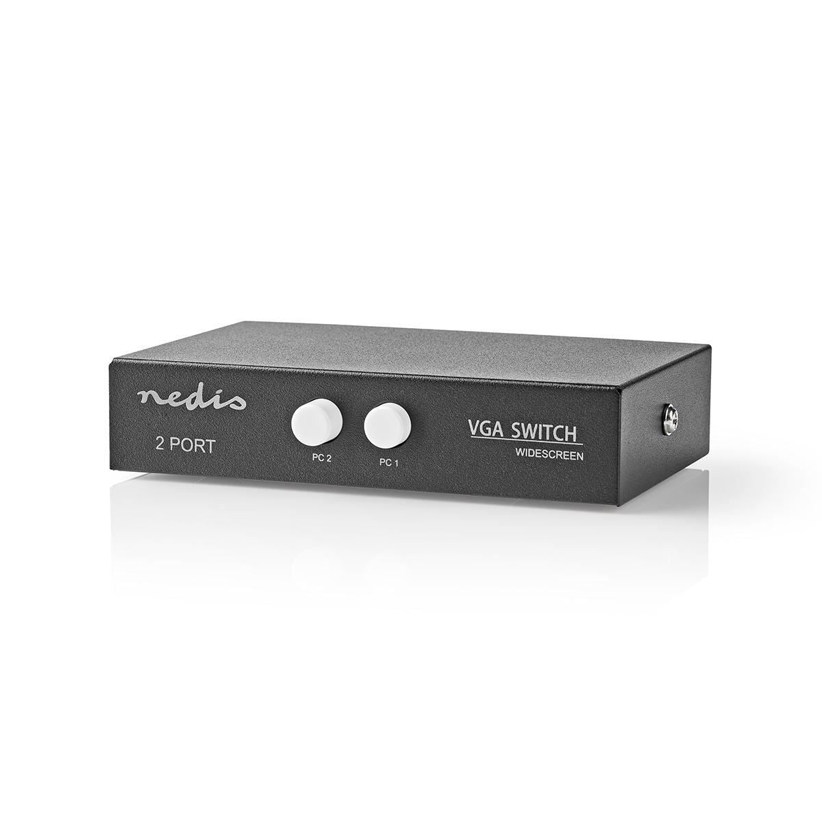 Nedis VGA Switch | 2 port(s) | Maximum resolution: 2560x1600 | 500 mHz