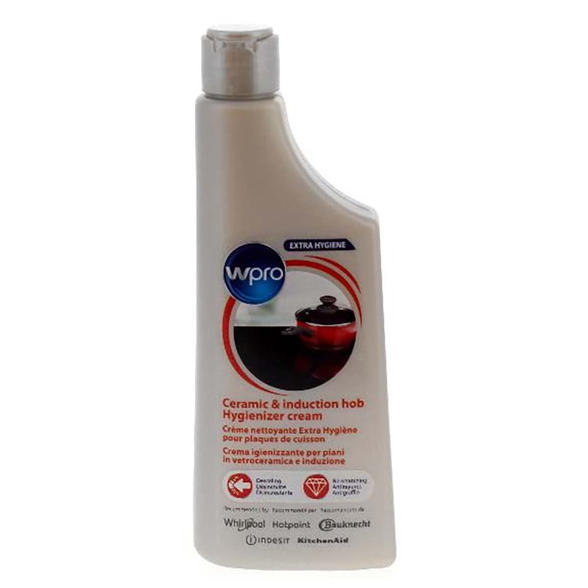 WPRO Cleaner for Glass, Ceramic, Induction and Stainless Steel Hobs -  250 ml