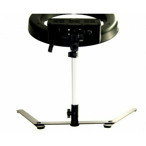 Ex-Pro Ring Light Photography 5500K 90+ CRI 36W (200w EQ) SMD LED 12" [Social Media Package - Dressing Table Stand Version]