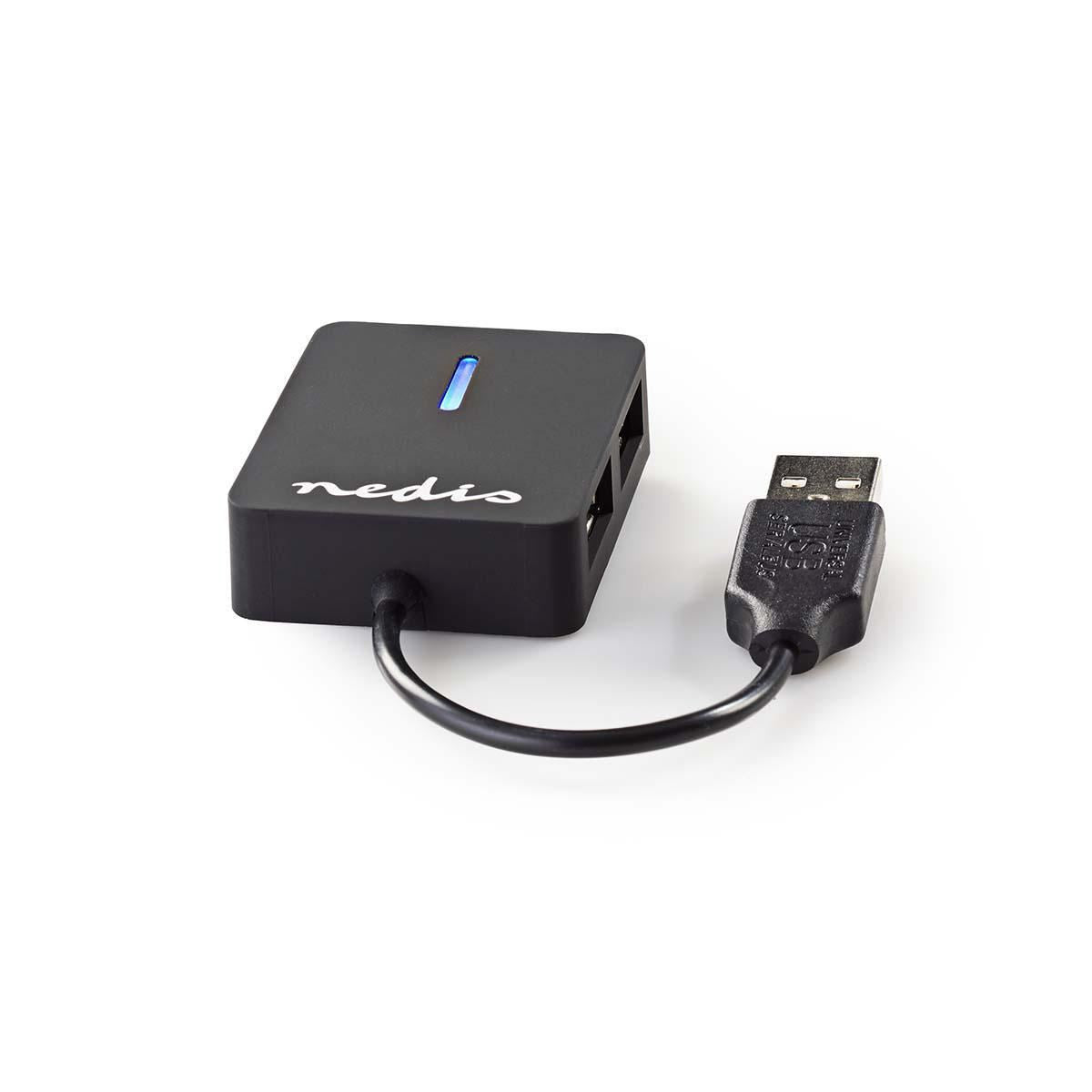 Nedis USB Hub | USB-A Male | 4x USB A Female | 4 port(s) | USB 2.0 | USB Powered