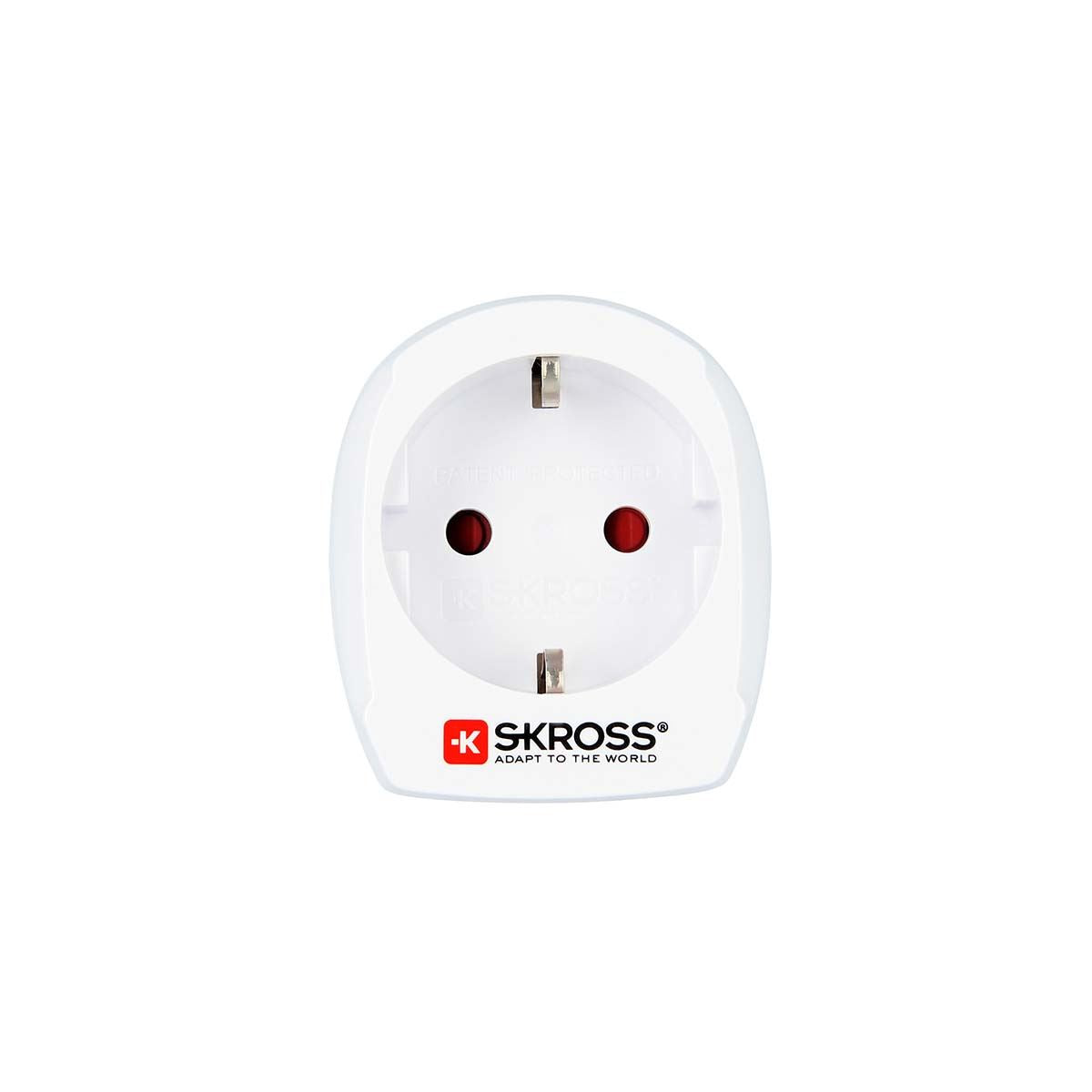 Skross Travel Adapter Europe-to-USA Earthed