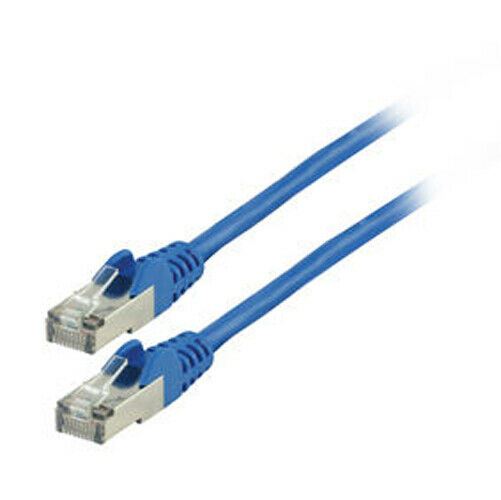 CAT6a Network Cable | F/UTP | RJ45 Male | RJ45 Male | 2.00 m | Snagless | Round | Blue