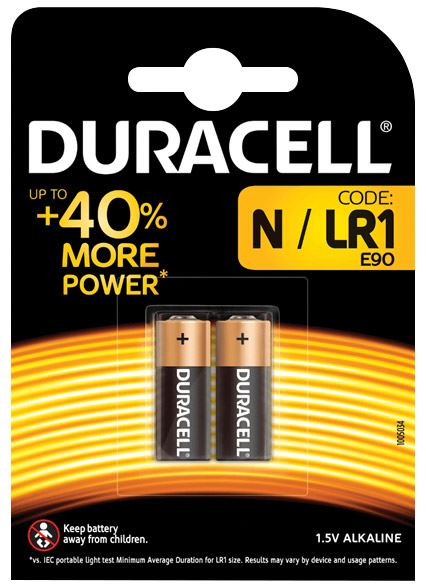 Duracell LR1 Battery - 2 Pack