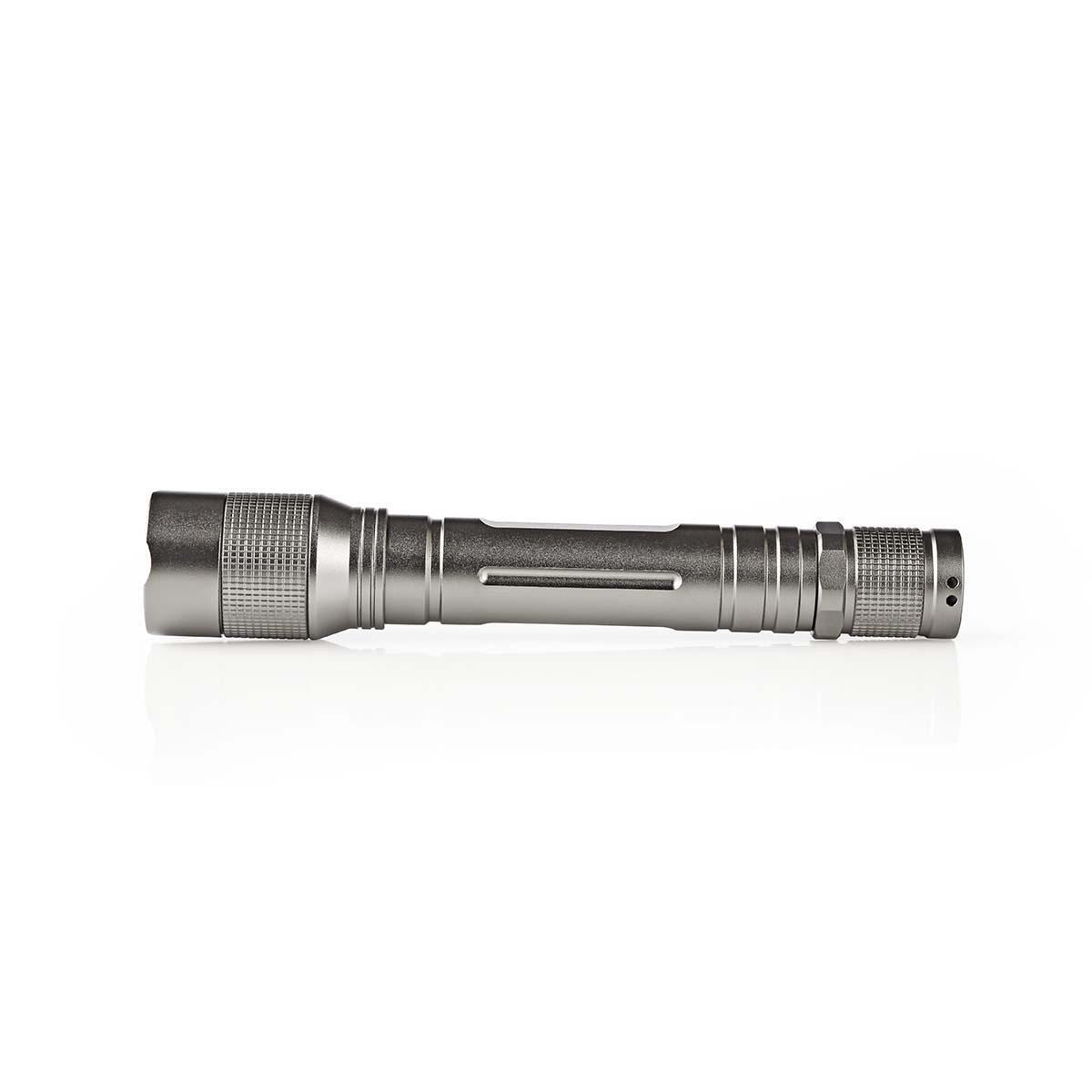 Nedis LED Torch | Battery Powered | 4,5 V | 3 W | 2x AA | Batteries included | Rated luminous flux: 150 lm | Light range: 120 m | Beam angle: 46.1 ° | 10000 Switching Cycles
