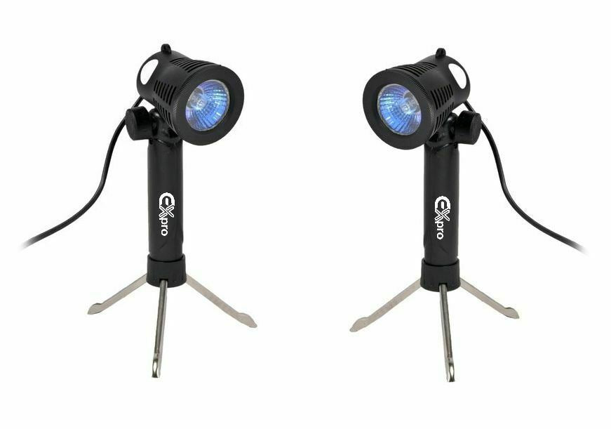 Ex-Pro Product Photography Mini Day (6400K Natural) LED Light Set Mini Lighting kit for Photo Tents & cubes