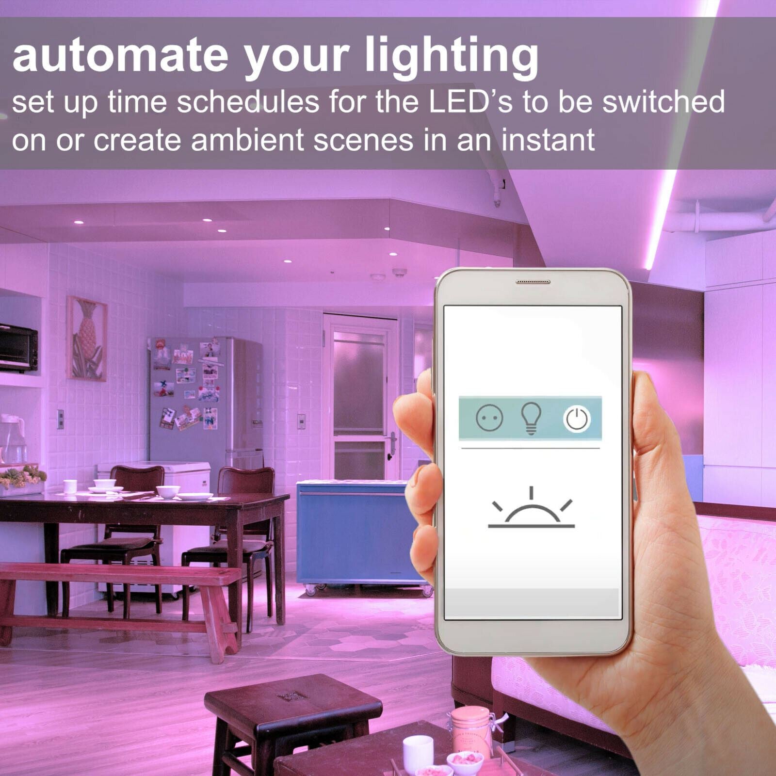 Nedis SmartLife LED Strip | Wi-Fi | Cool White / RGB / Warm White | SMD | 5.00 m | IP44 | 2700 - 6500 K | 960 lm | Android™ / IOS