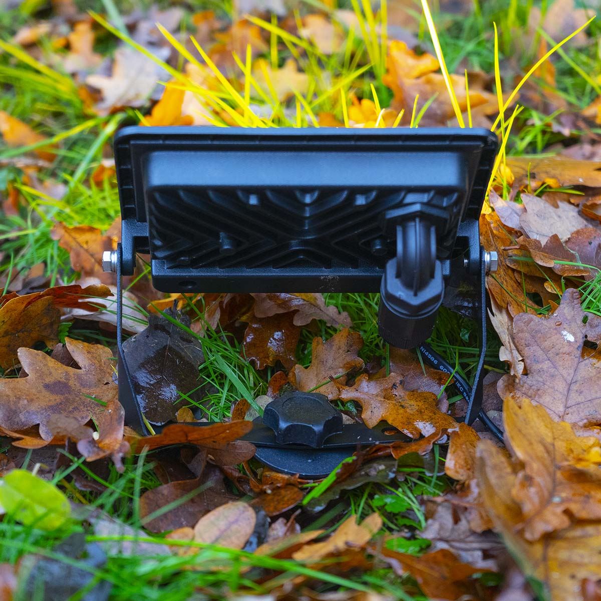 Nedis Outdoor Ground Spike for Floodlight Mouting | 2 pcs | Aluminium | Black