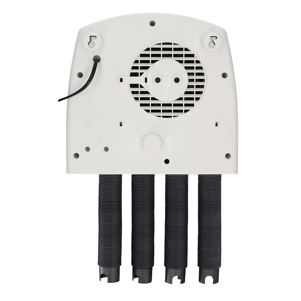 Nedis Electric 350w Shoe Dryer, Wall Mounted Boot Warmer with Heat Blower, 4 Warm Air Exhausts and Timer, Quick Drying for Wet Shoes, Gloves, Hats, Socks, Trainers, Boots and more