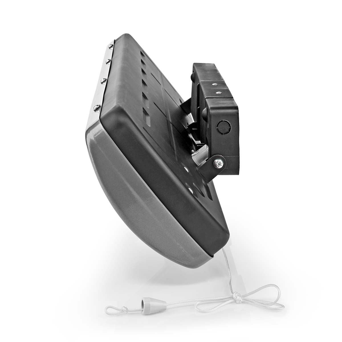 Nedis Bathroom Heater, Electric Wall-Mountable Radiant Heater with 2 Heat Settings (600/1200W), Tiltable Head, IPX4 Rated for Bathrooms - Grey