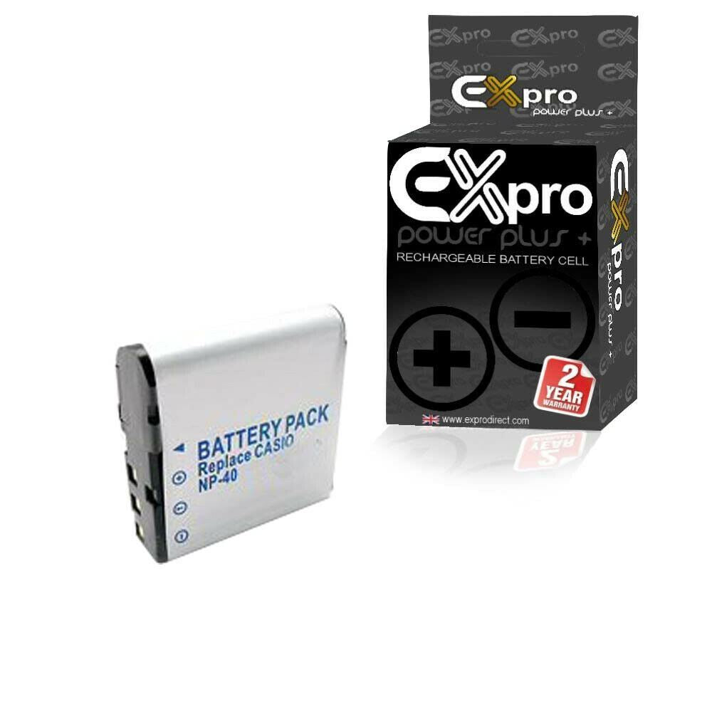 Ex-Pro NP-40, NP40 Casio Li-on Digital Camera Battery