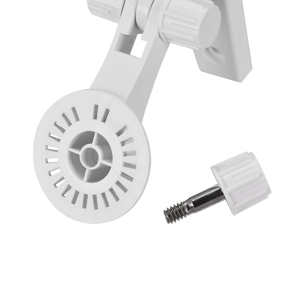 Ex-Pro Baby / Wifi Camera Monitor Camera Mounting Bracket, Plastic Wall Mount Housing 110mm White