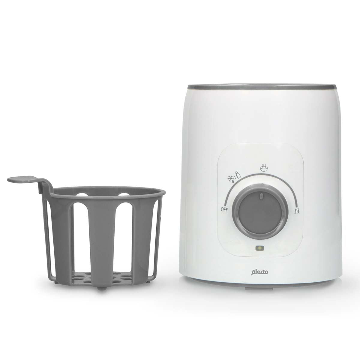 Alecto BW600 ECO Bottle Safe Warmer with Temperature Adjustment - White