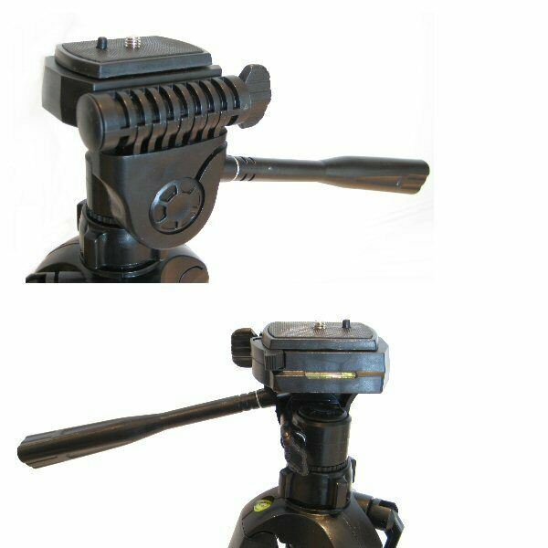 Ex-Pro TR-570AN Light Weight Geared with Pan & Tilt  - Camera / Camcorder Tripod (620mm - 1700mm / 67")